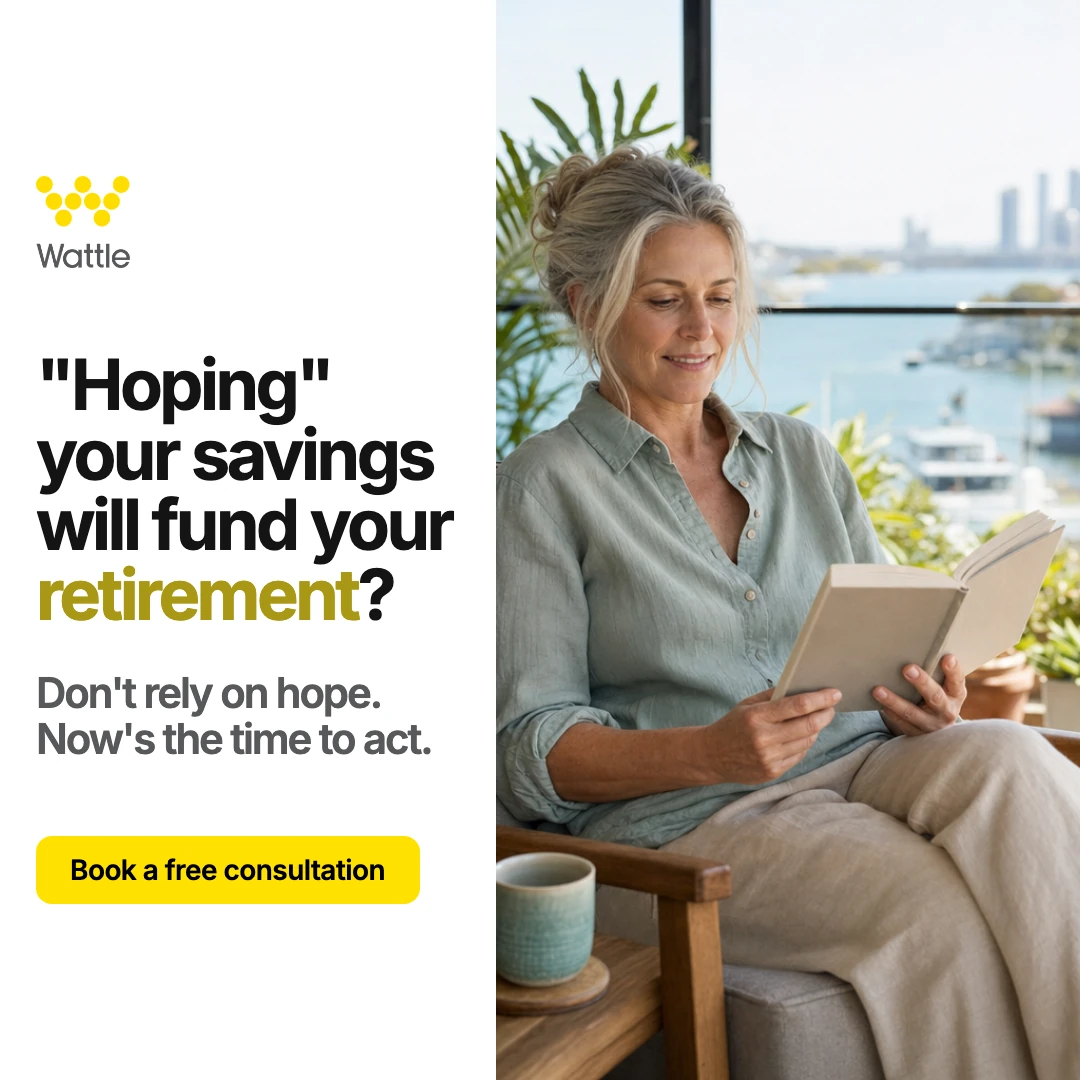 Retirement savings check ad creative